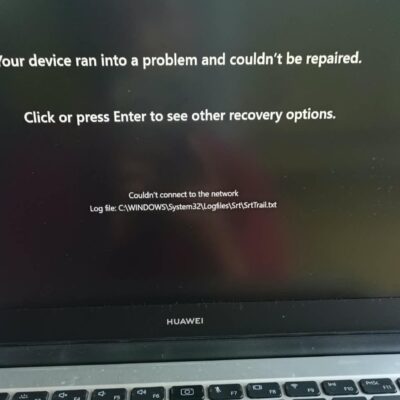 Laptop HUAWEI Tidak Bisa Booting/Recovery Windows