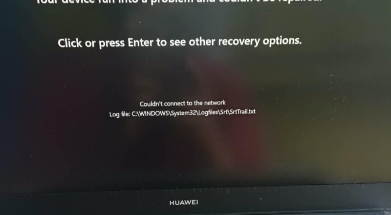 Laptop HUAWEI Tidak Bisa Booting/Recovery Windows